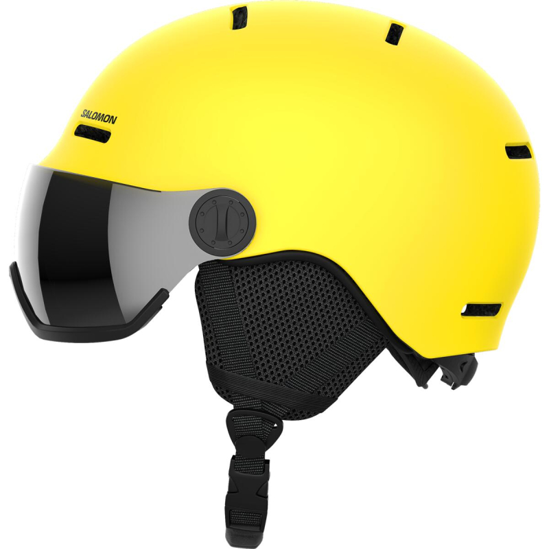 Prilba Salomon Orka Visor yellow, kid